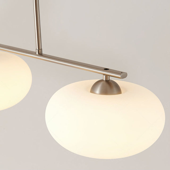Valentina Suspension Multi Moderne, Verre/Metal, Blanc, Salon - Neutralighting