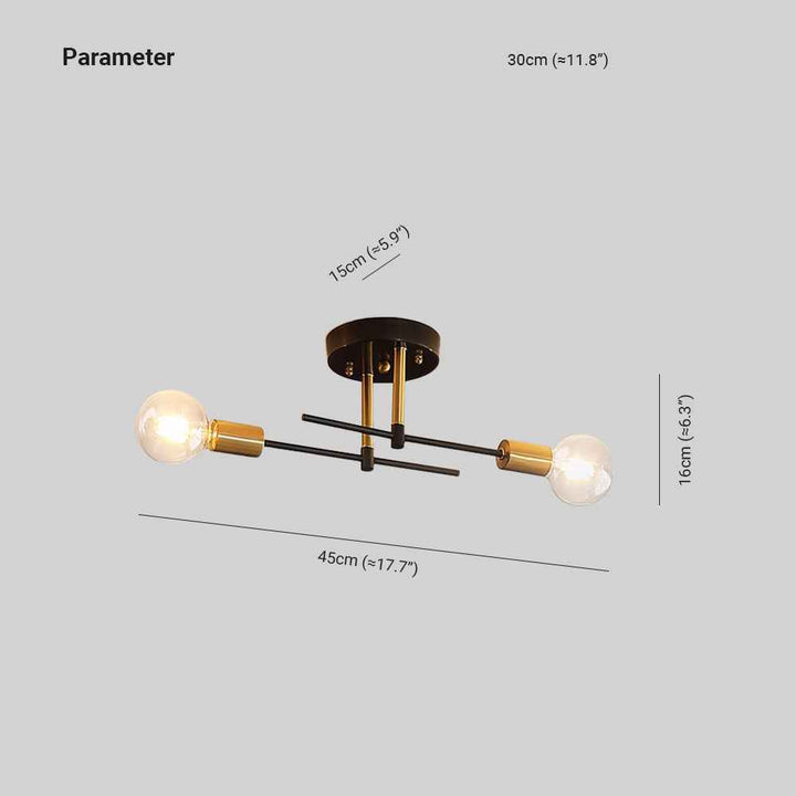 Plafonnier Valentina Verre LED V10
