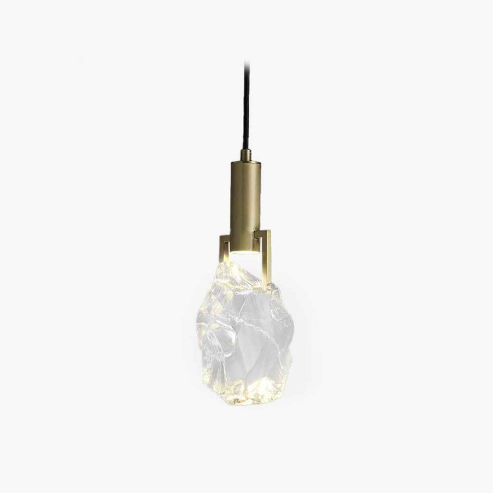 Kristy Suspension Irrégulier Géométrique, Métal/Cristal, Transparent, Chambre - Neutralighting