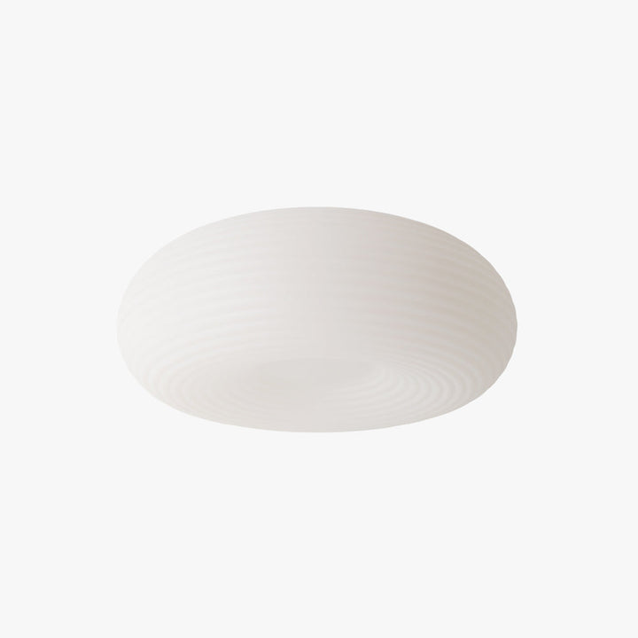 Arisha Plafonnier Ovale Moderne, Métal/Acrylique, Blanc, Salon - Neutralighting