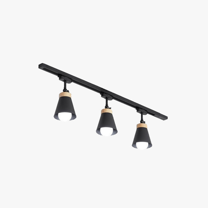 Aim Moderne LED Plafonnier Noir/Blanc Métal Chambre à coucher - Neutralighting