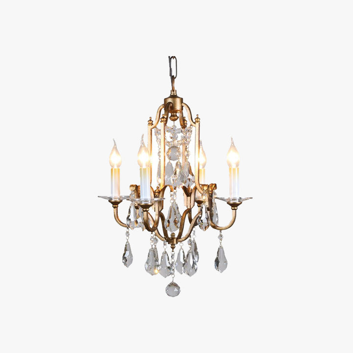 Silva Vintage LED Suspension Laiton Métal Cristal Salon Chambre à coucher - Neutralighting
