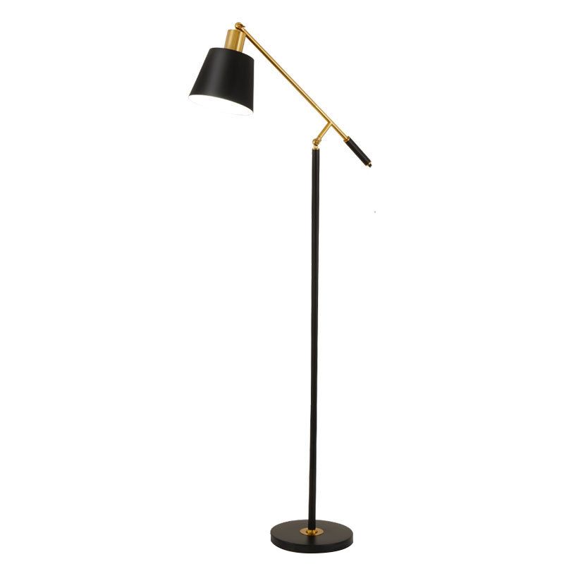 Mira Moderne LED Lampadaire Dôme Noir Métal Salon Salle à manger - Neutralighting