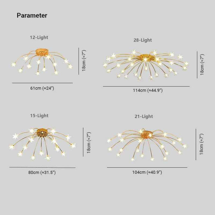 Plafonnier Arisha Verre Blanc LED 18W