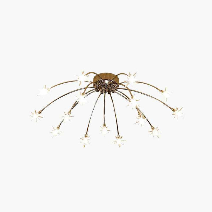 Plafonnier Arisha Verre Blanc LED 18W
