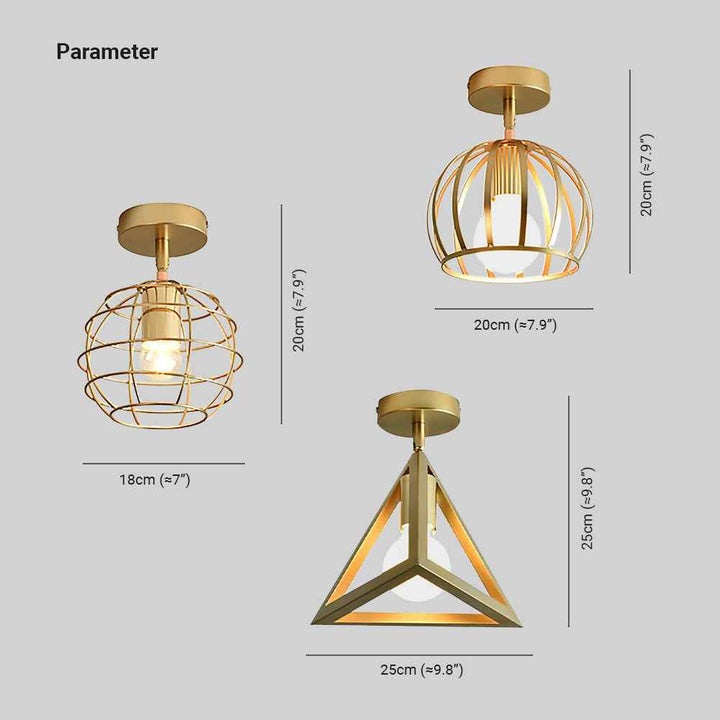 Plafonnier Arisha Métal LED V11