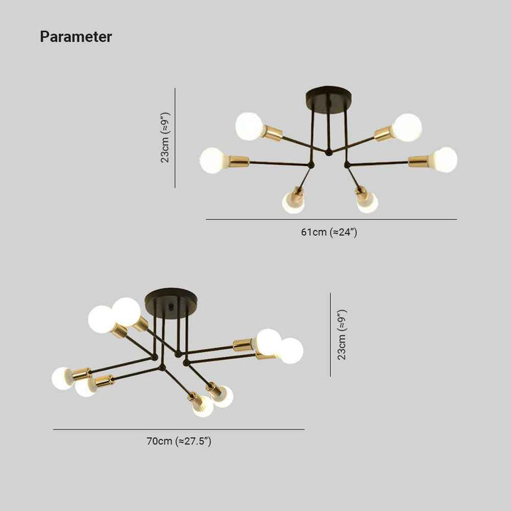 Plafonnier Valentina en Verre – Style Plafonnier Tendance