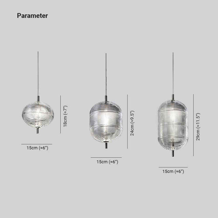 Suspension Valentina Verre LED 39W V2