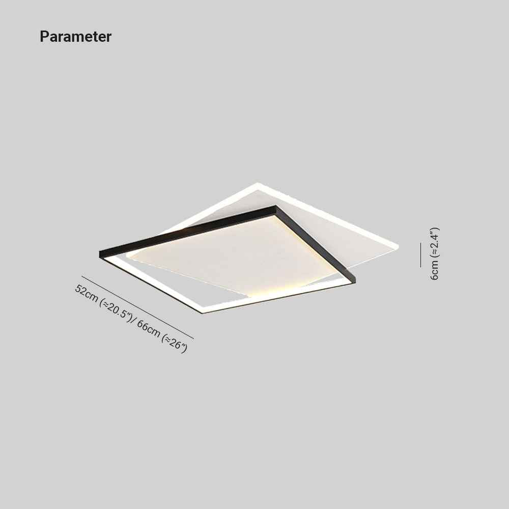Plafonnier Arisha Acrylique LED 39W V3