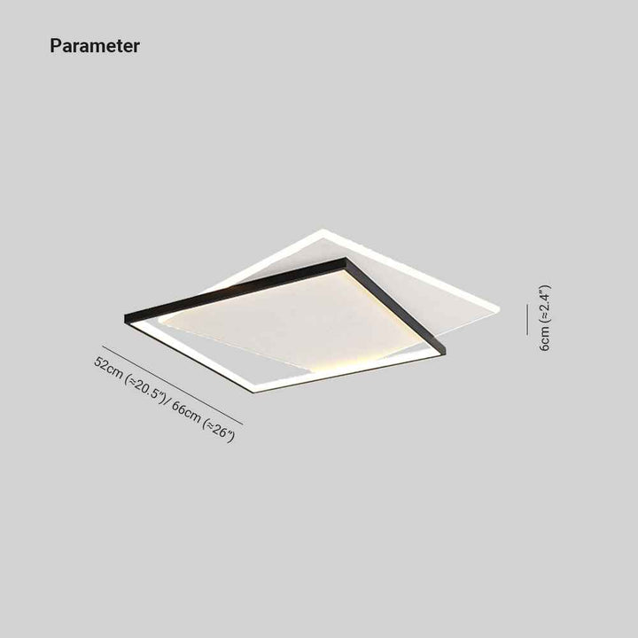 Plafonnier Arisha Acrylique LED 39W V3