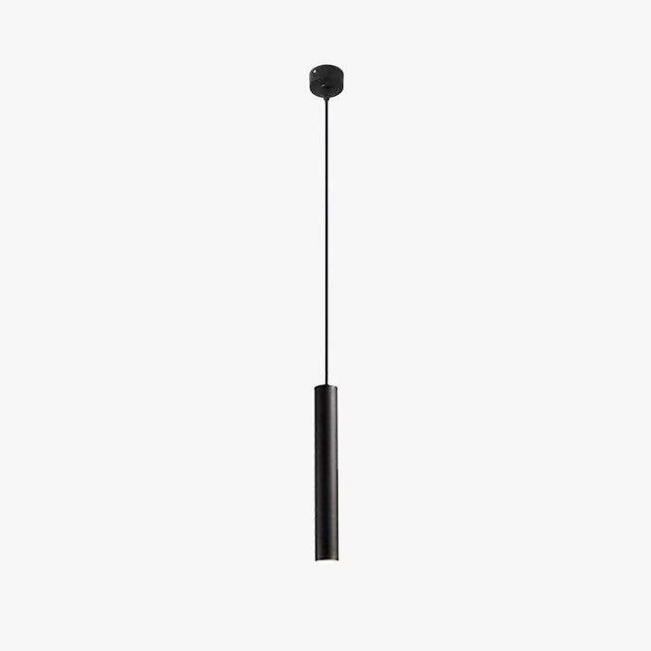 Ray Suspension Cylindre Moderne, Métal, Noir, Salon - Neutralighting