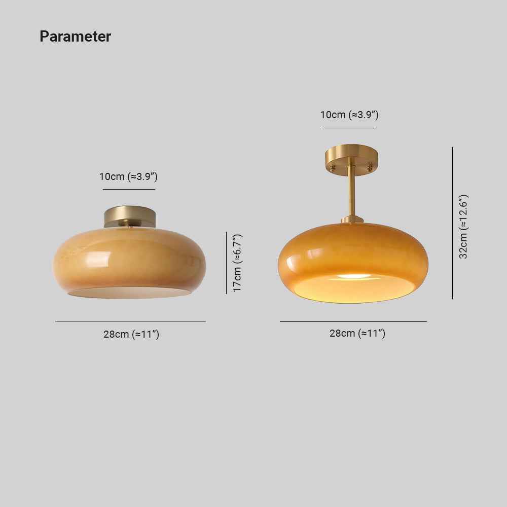 Plafonnier Valentina Verre LED V2