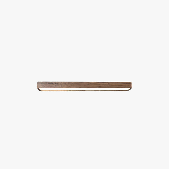 Muto Plafonnier Rectangulaire Moderne, Bois/Acrylique, Bois, Salon - Neutralighting