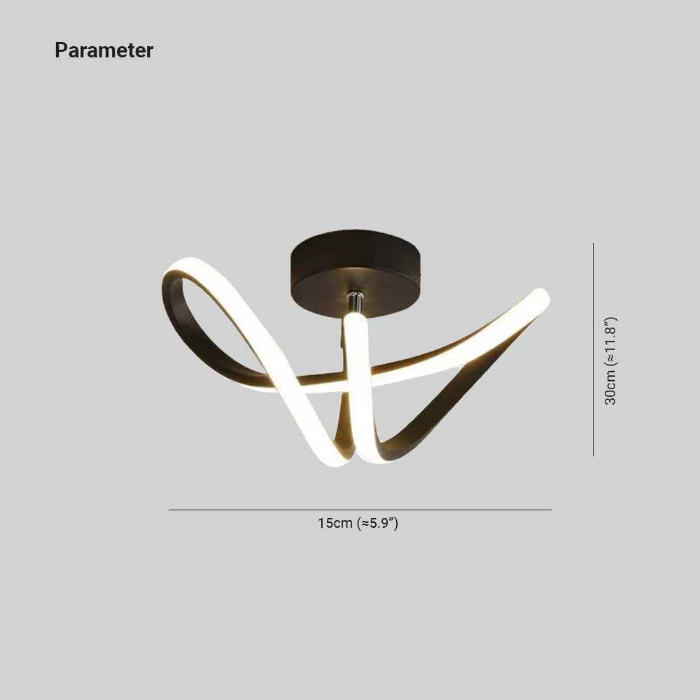 Plafonnier Arisha Métal LED 39W