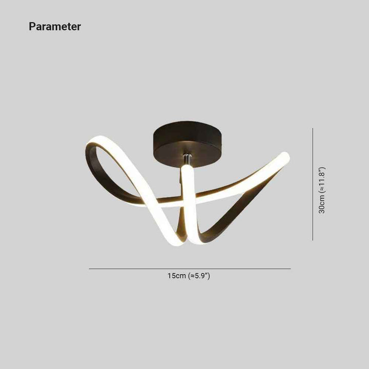 Plafonnier Arisha Métal LED 39W