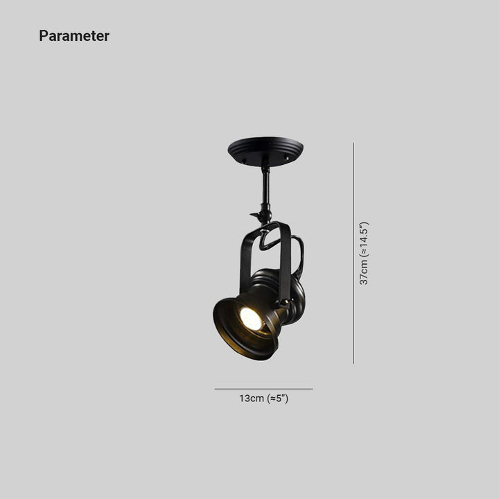 Silva Plafonnier Industriel, L 37CM - Neutralighting