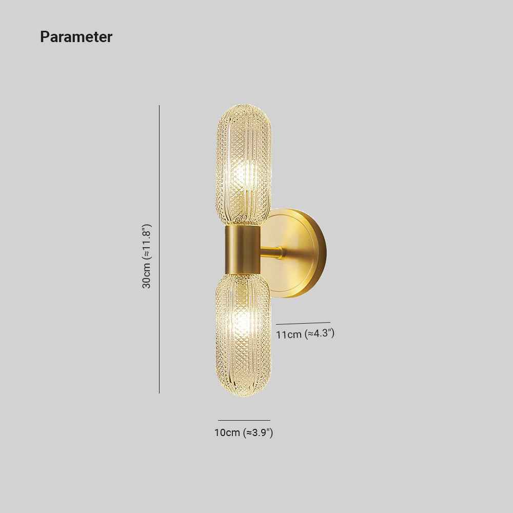 Applique Murale Valentina Verre LED V13