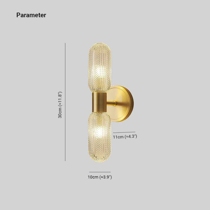 Applique Murale Valentina Verre LED V13