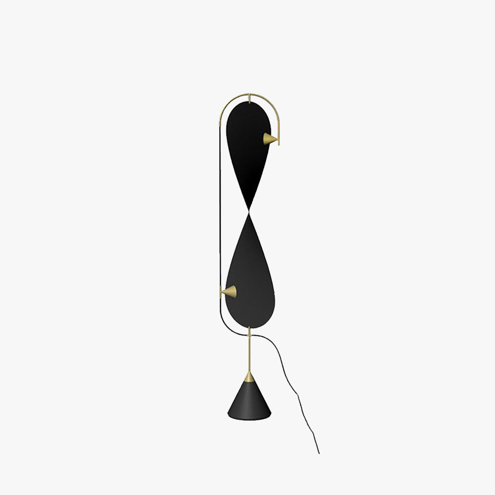 Mira Lampadaire Géométrique Moderne Métal Salon - Neutralighting