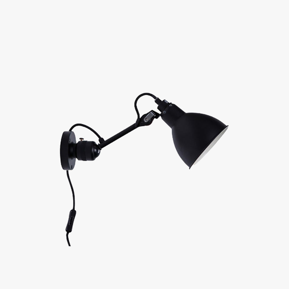 Epoch Applique Murale Réglable Minimaliste, Métal, Noir, Bureau - Neutralighting