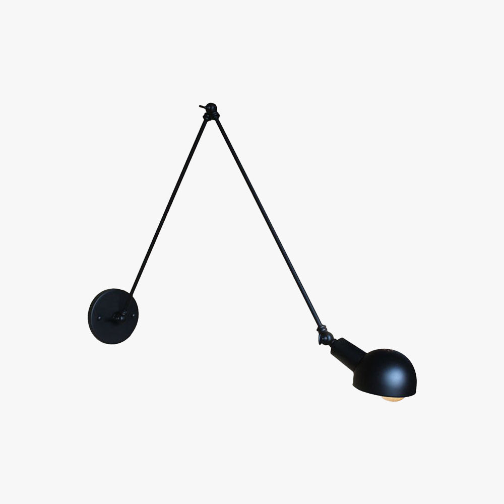 Epoch Applique Murale Réglable Industrielle, Métal, Noir, Bureau - Neutralighting