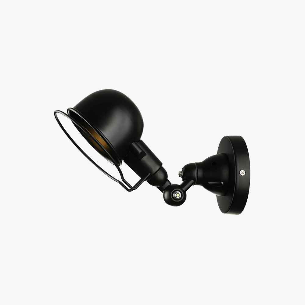 Silva Applique Murale Réglable, Métal, Noir/Blanc/Rouille, Bureau - Neutralighting