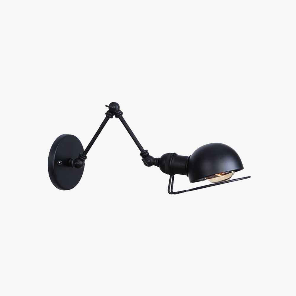 Epoch Applique Murale Orientable Nordique, Métal, Noir/Doré - Neutralighting