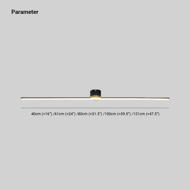 Erix Plafonnier Linéaire Moderne Blanc/Noir. Salon - Neutralighting