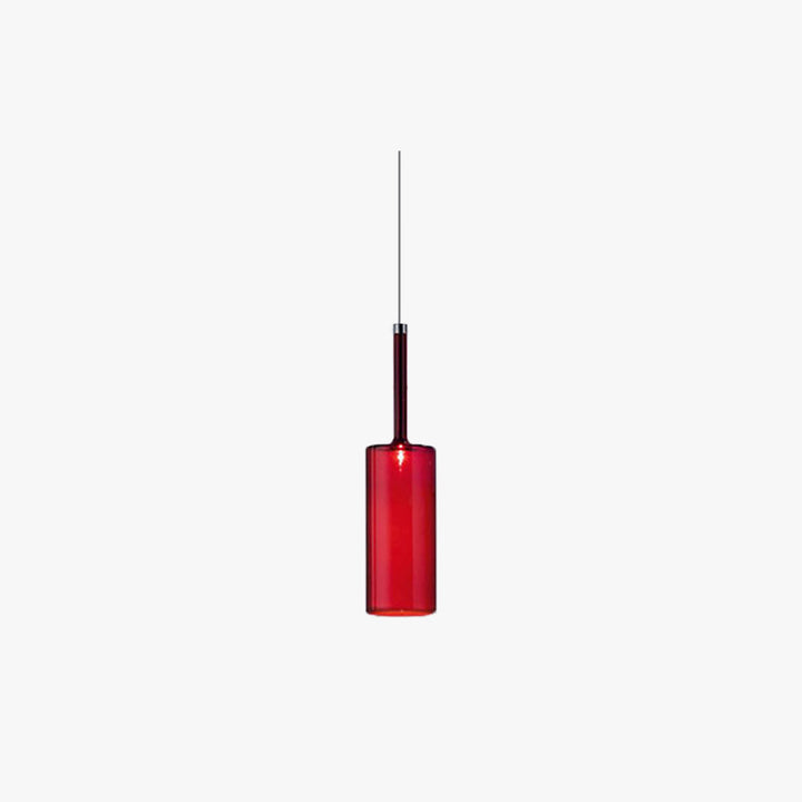 Priya Lustre Suspension Moderne Minimaliste Verre Clair/Gris Bar - Neutralighting