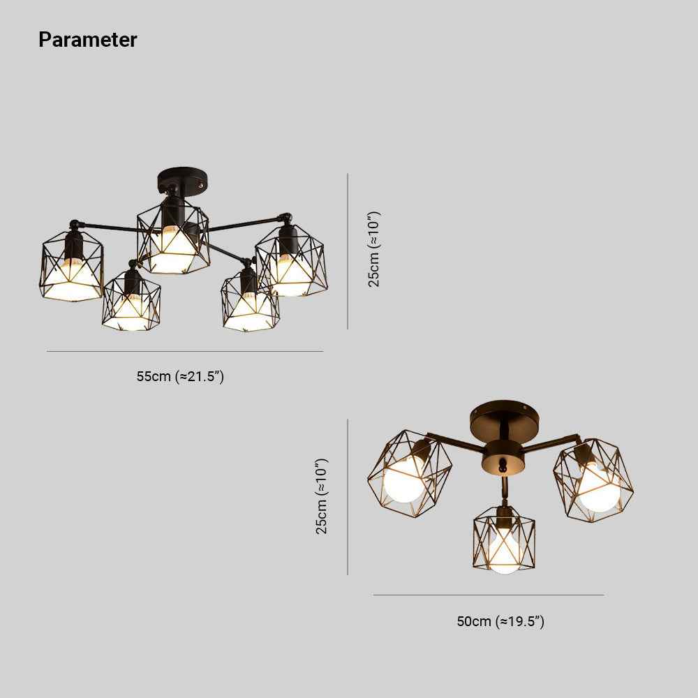 Plafonnier Arisha Métal LED V21