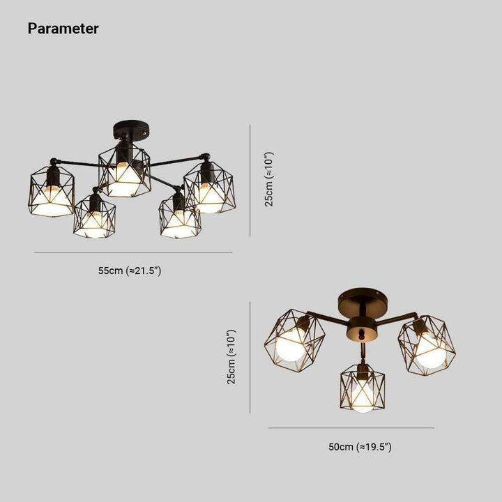 Plafonnier Arisha Métal LED V21