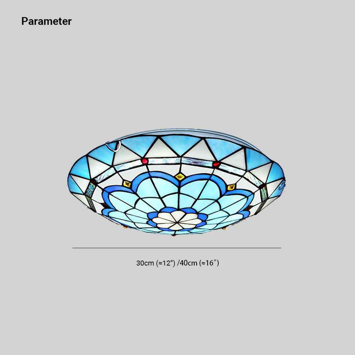 Plafonnier Quana Verre LED