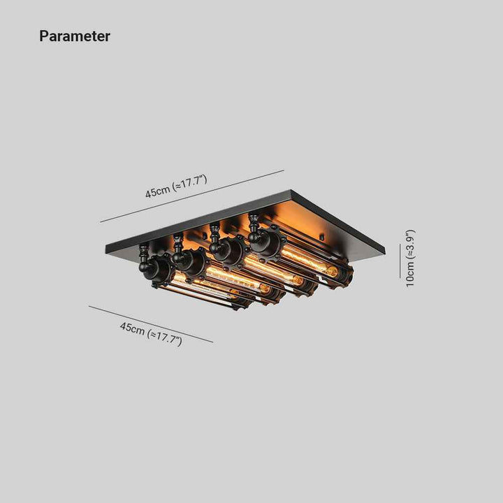 Plafonnier Silva Métal LED V2