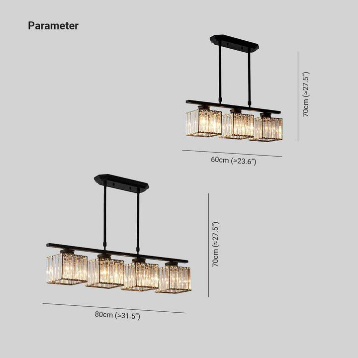 Kristy Suspension, 2 Couleur, 3/4 Lumières - Neutralighting