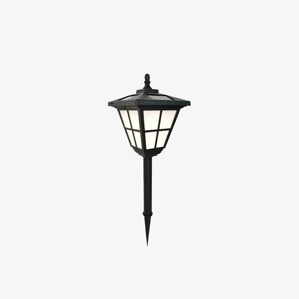Ray Borne Extérieure Trapèze Vintage, Métal/Acrylique,Noir, Cour - Neutralighting