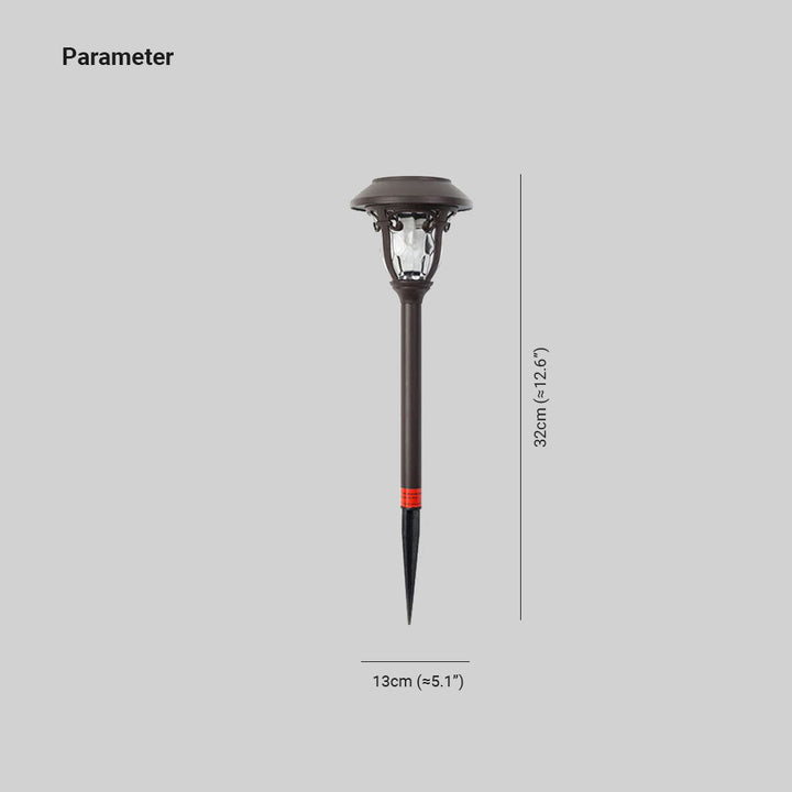 Ray Borne Extérieure Bol Moderne, Métal/Verre, Café, Cour - Neutralighting