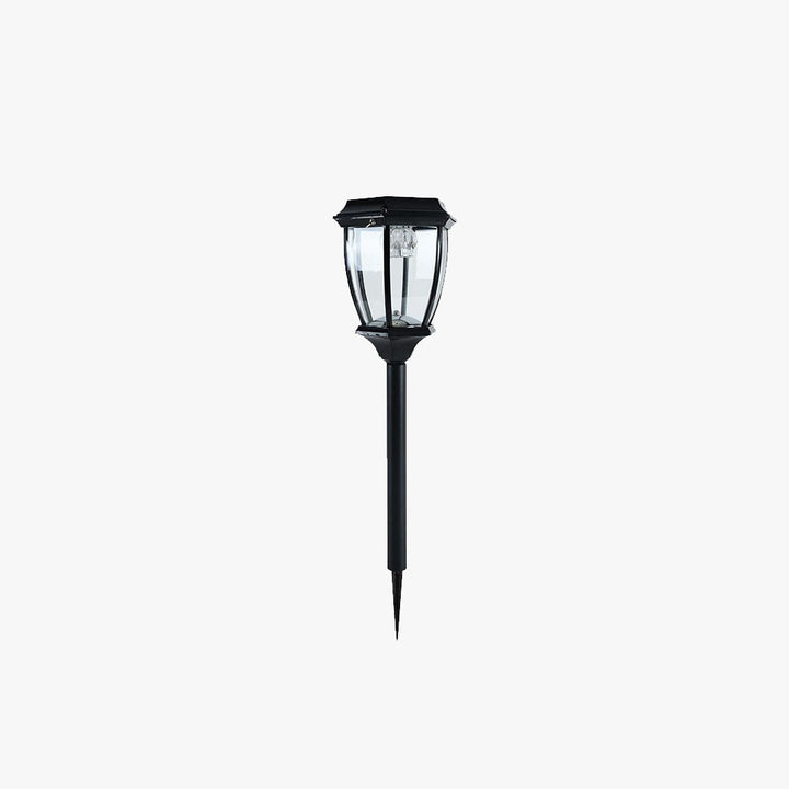 Ray Borne Extérieure Lanterne Vintage, Métal/Verre, Noir/Bronze, Cour - Neutralighting