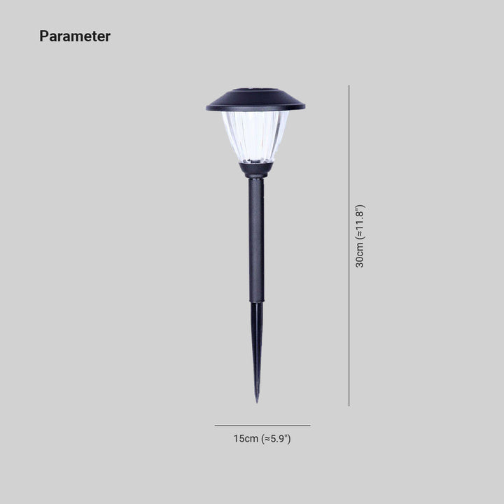 Ray Borne Extérieure Lanterne Vintage, Métal/Verre, Noir/Argent, Cour - Neutralighting