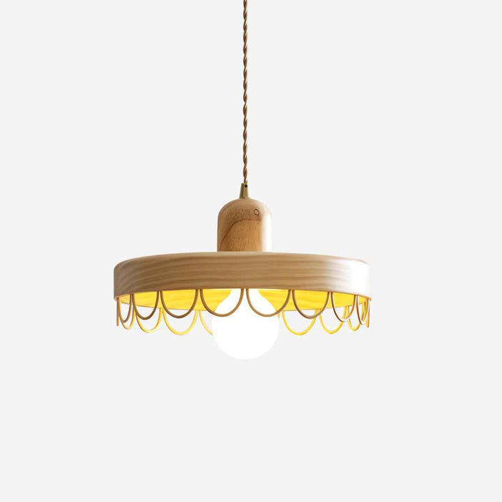 Lampe n en Noyer – Design Contemporain