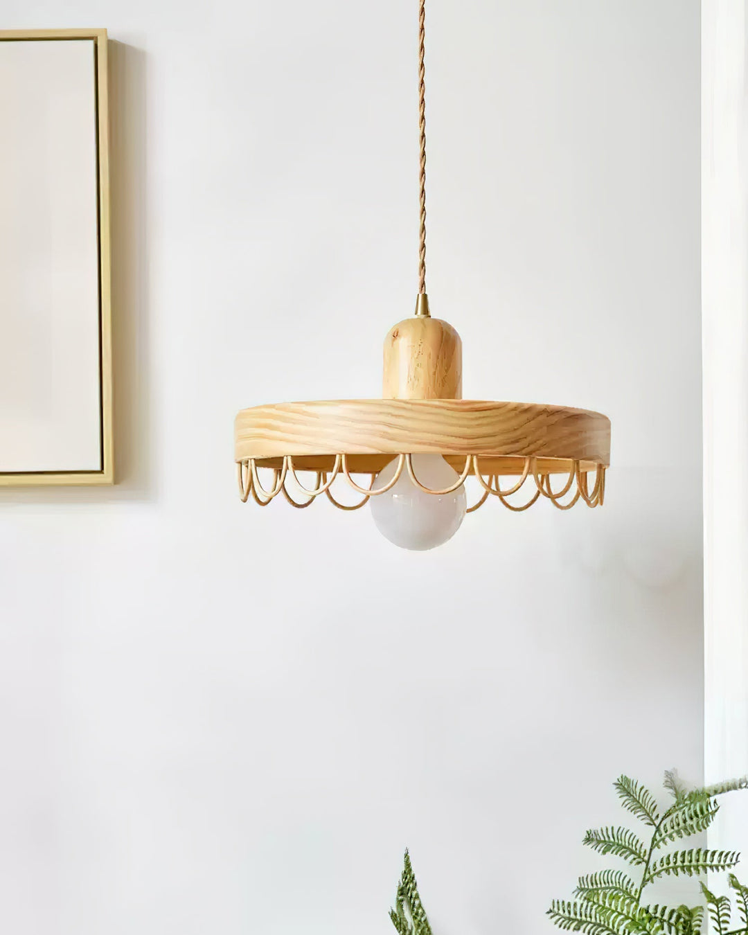 Balton Suspension Bois Courbe Minimaliste - Neutralighting