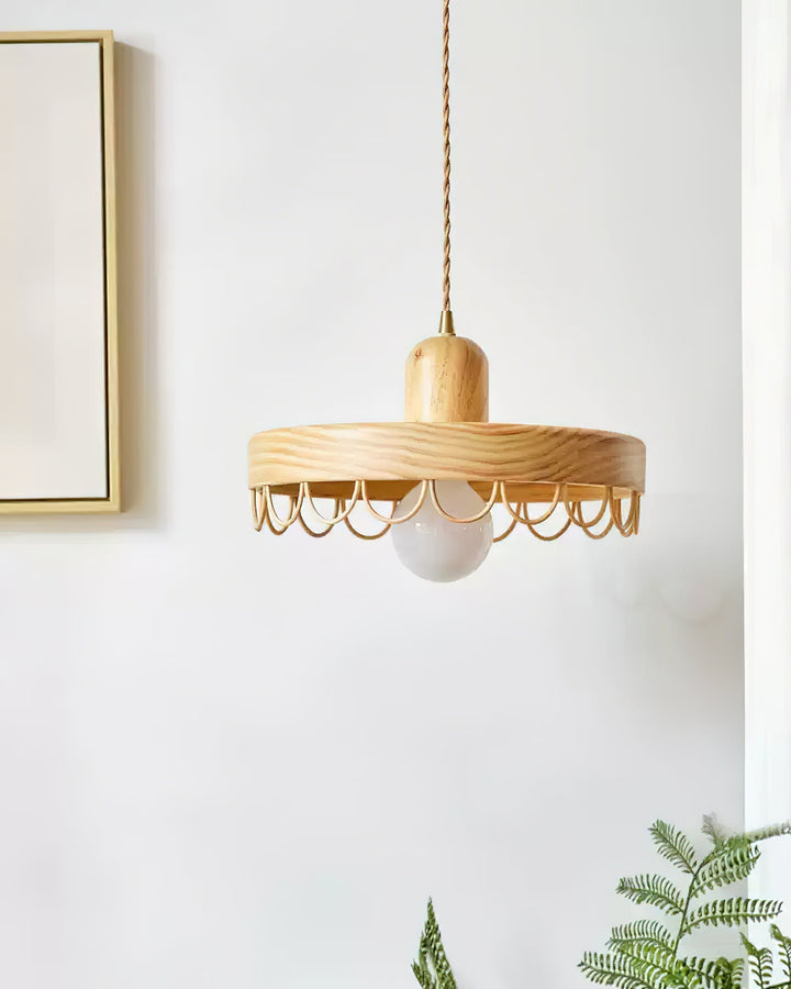 Balton Suspension Bois Courbe Minimaliste - Neutralighting