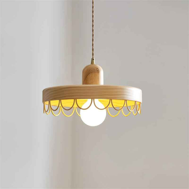 Lampe n en Noyer – Design Contemporain