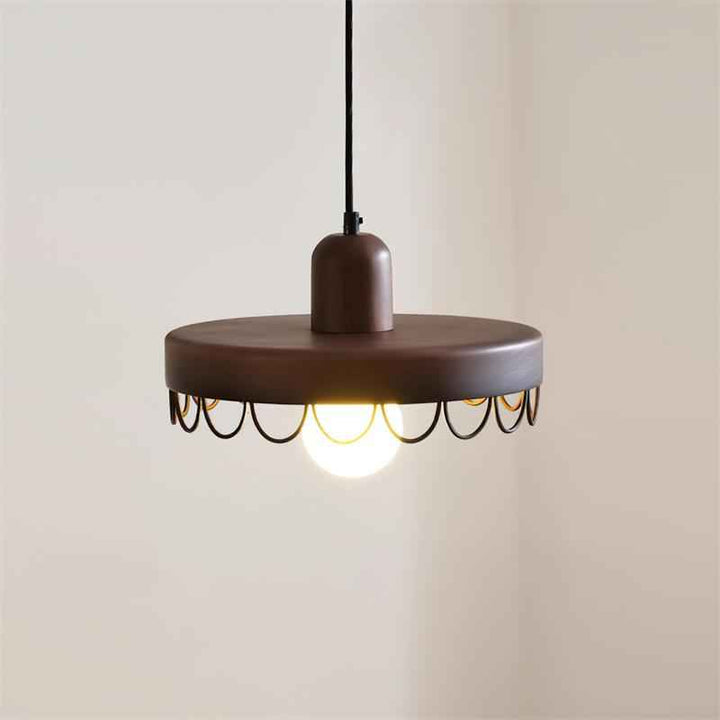 Lampe n en Noyer – Design Contemporain