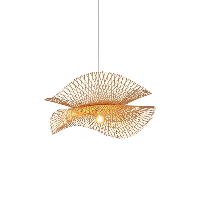 Twirl Lampe Pendante Moderne en Bambou - Neutralighting