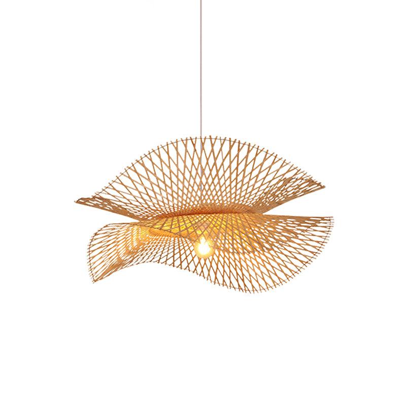 Twirl Lampe Pendante Moderne en Bambou - Neutralighting