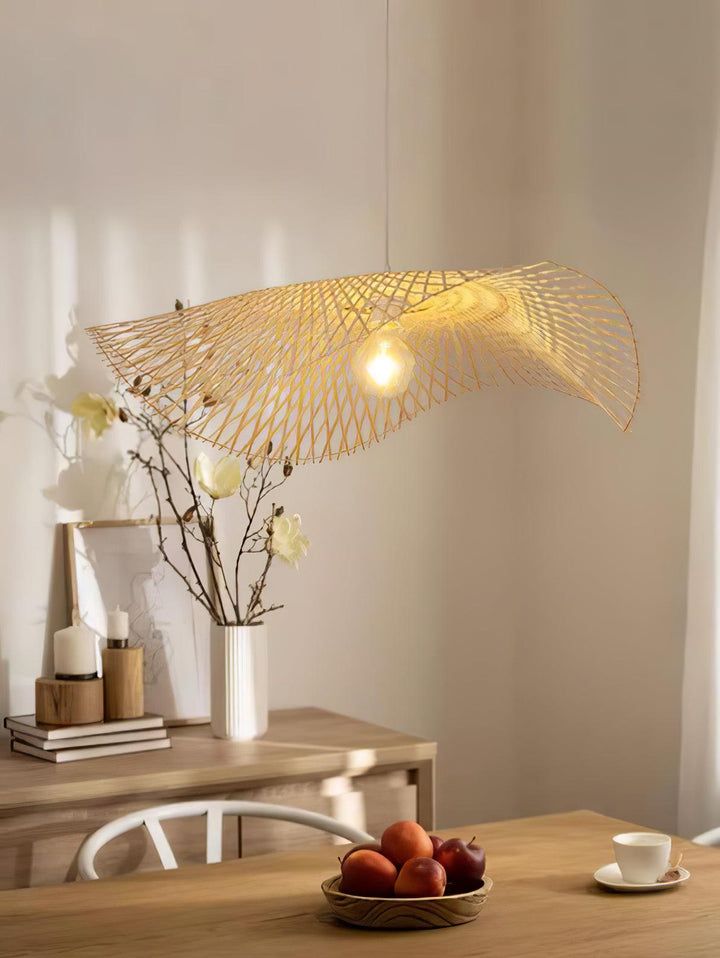 Twirl Lampe Pendante Moderne en Bambou - Neutralighting
