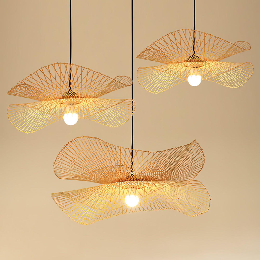 Twirl Lampe Pendante Moderne en Bambou - Neutralighting