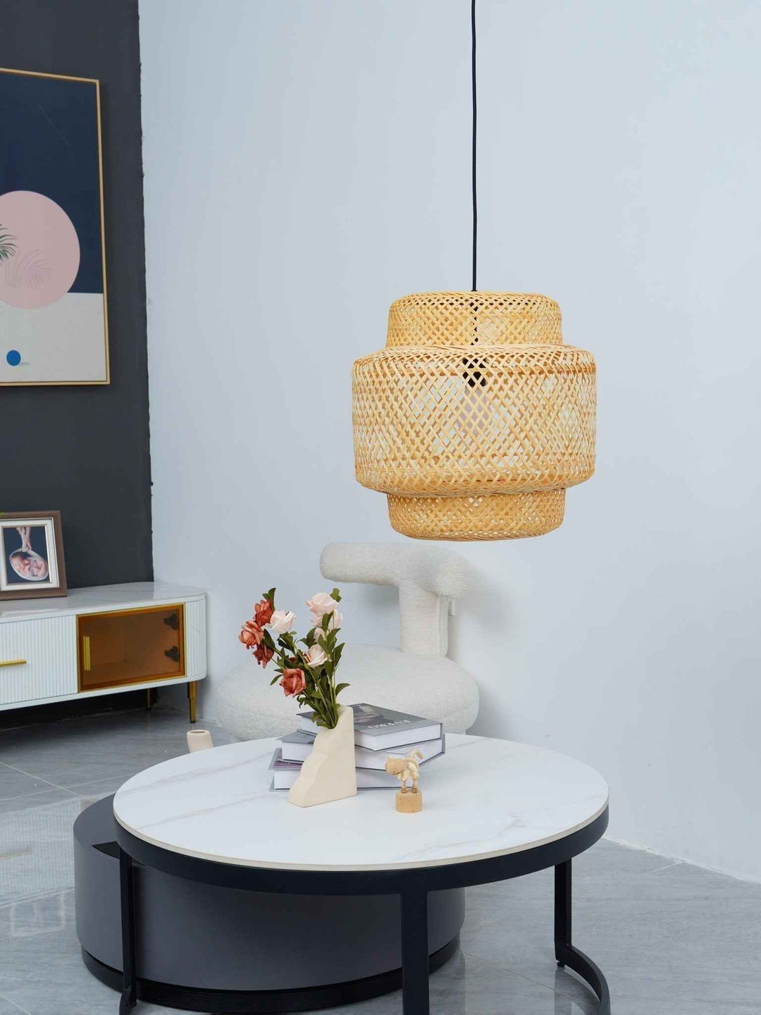 Lampe tan en Métal – Design Contemporain