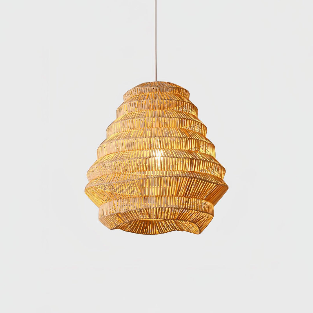 Strata Lampe Pendante Moderne en Bambou - Neutralighting