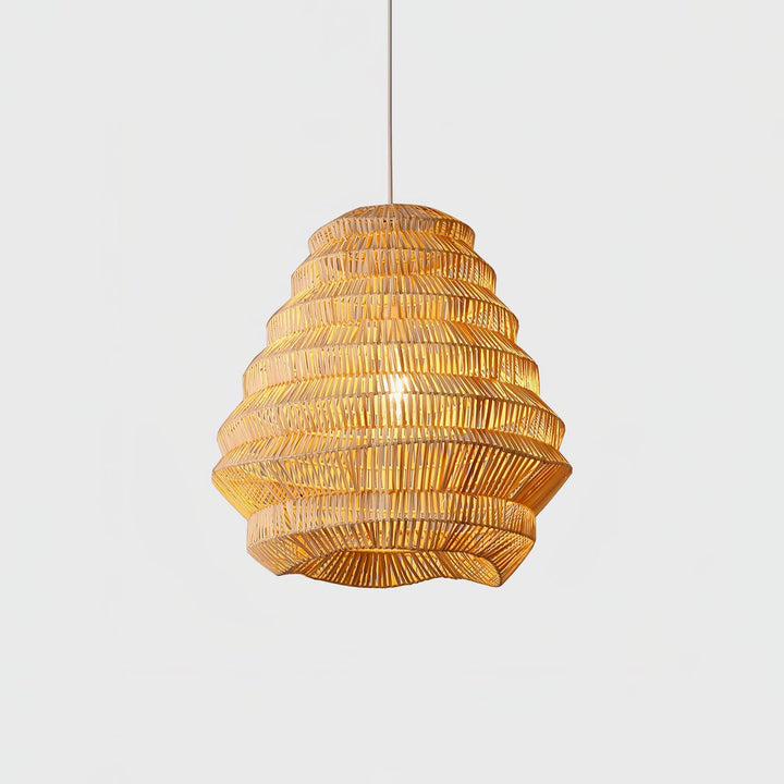Strata Lampe Pendante Moderne en Bambou - Neutralighting